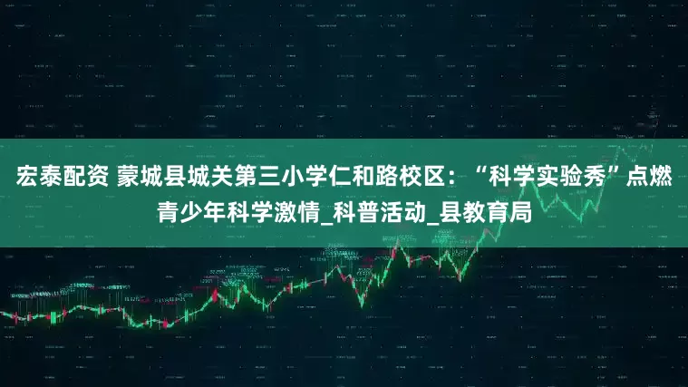 宏泰配资 蒙城县城关第三小学仁和路校区：“科学实验秀”点燃青少年科学激情_科普活动_县教育局