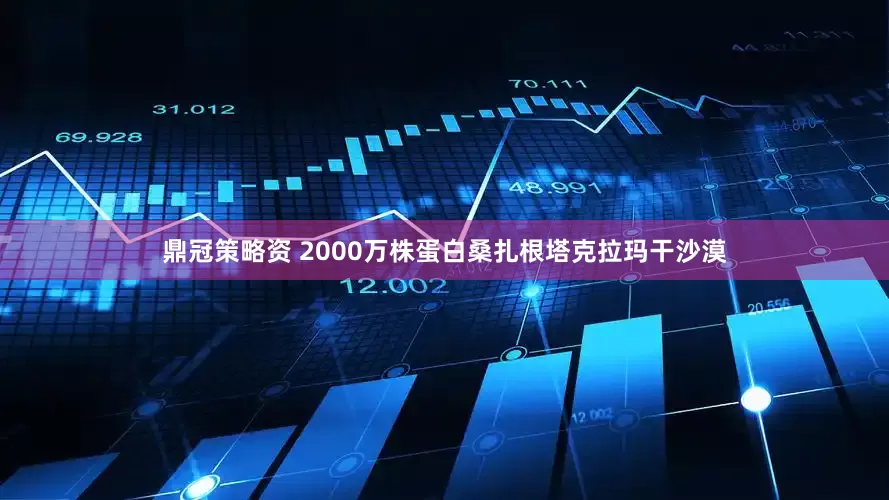 鼎冠策略资 2000万株蛋白桑扎根塔克拉玛干沙漠
