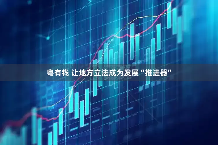 粤有钱 让地方立法成为发展“推进器”