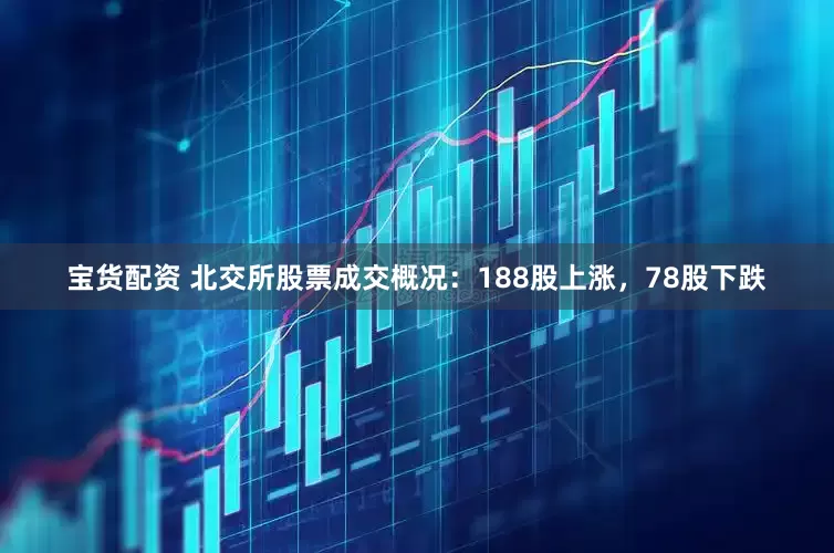 宝货配资 北交所股票成交概况：188股上涨，78股下跌